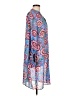 CAbi 100% Polyester Paisley Blue Casual Dress Size L - photo 4