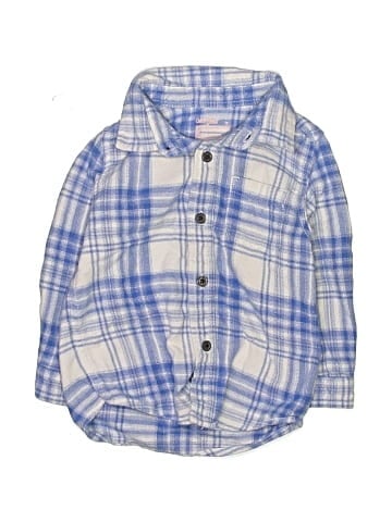 Cat & Jack Long Sleeve Button-Down Shirt (view 1)