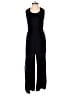 BCBGeneration 100% Rayon Solid Black Jumpsuit Size S - photo 1