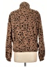 CoffeeShop 100% Polyester Animal Print Brown Jacket Size L - photo 2