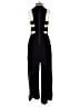 BCBGeneration 100% Rayon Solid Black Jumpsuit Size S - photo 2