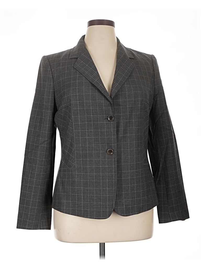 Pre-owned Santorelli Blazer Jacket In Gray