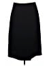 DKNY 100% Polyester Solid Black Formal Skirt Size 16 - photo 1