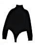 DKNY 100% Wool Black Bodysuit Size S - photo 2