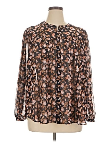 Chelsea & Theodore Long Sleeve Blouse (view 1)