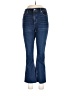 Ann Taylor LOFT Chevron-herringbone Blue Jeans Size 27 waist - photo 1
