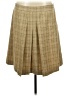Evan Picone 100% Polyester Plaid Tan Casual Skirt Size 16 - photo 1