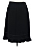 Larry Levine Solid Black Formal Skirt Size 8 - photo 2