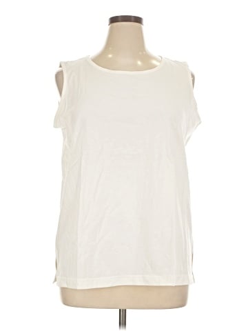 Elisabeth by Liz Claiborne Sleeveless T-Shirt (view 1)