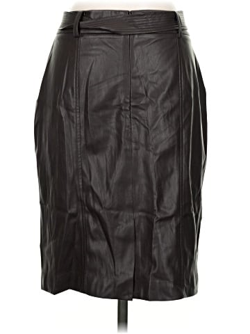 BOSS by HUGO BOSS Faux Leather Skirt (view 2)