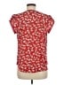 Fun2Fun 100% Polyester Red Short Sleeve Blouse Size M - photo 2