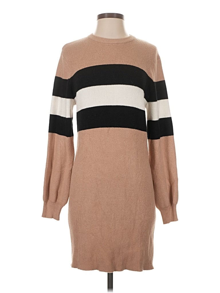 Pre-owned Gilli Casual Dress In Tan