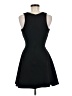 Aqua Solid Black Cocktail Dress Size M - photo 2