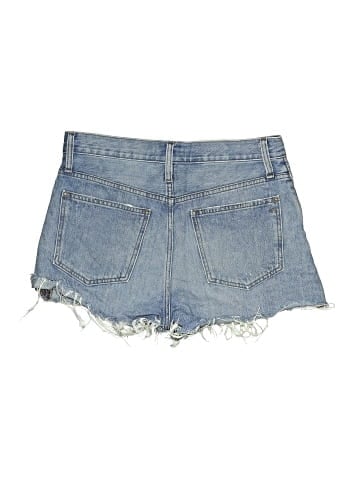 Madewell Relaxed Denim Shorts in Rosemount Wash: Destroyed Hem Edition (view 2)