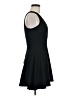 Aqua Solid Black Cocktail Dress Size M - photo 4
