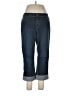 Chico's Chevron-herringbone Blue Jeans Size Lg (2) - photo 1