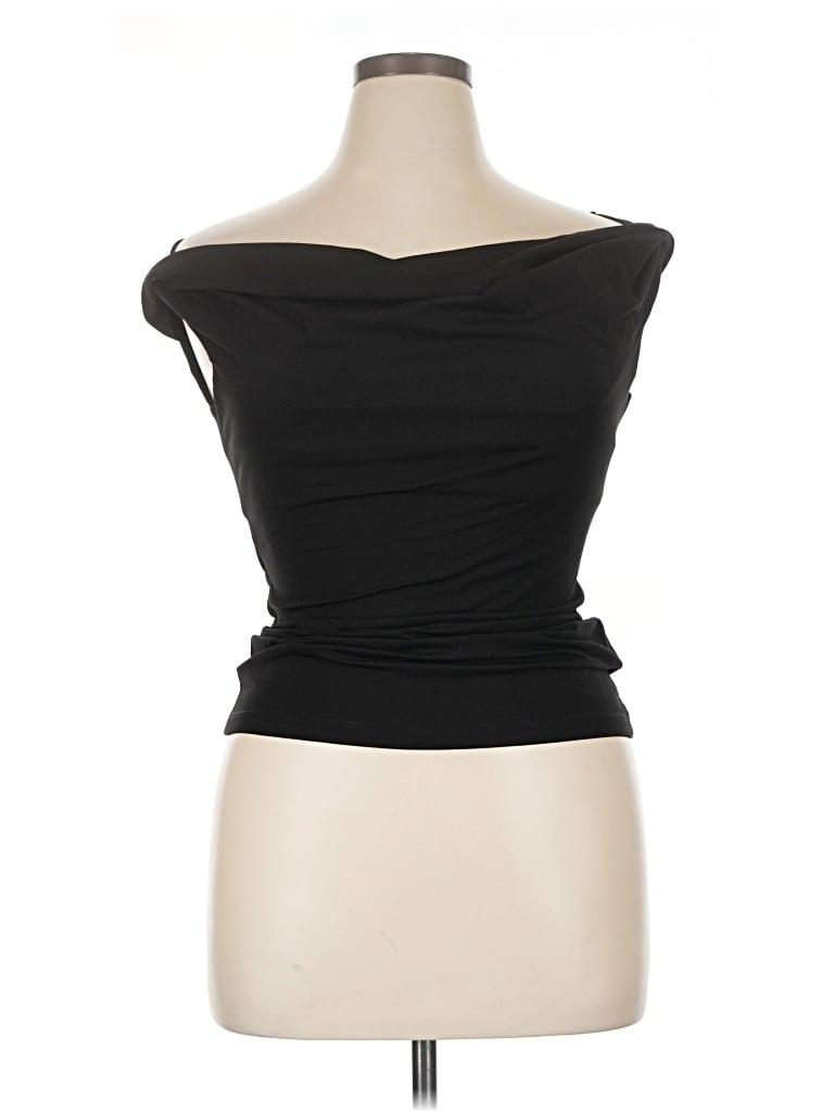 Pre-owned Modern Citizen Sleeveless Top Black Strapless Neckline Tops