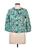 Ruby Rd. Print Teal Jacket Size 10 Petite - photo 1