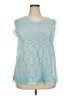 Halogen Teal Sleeveless Blouse Size XXL - photo 1