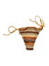 Unbranded Chevron-herringbone Orange Swimsuit Bottoms Size S - photo 2