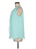Calvin Klein 100% Polyester Teal Sleeveless Blouse Size M - photo 5