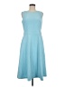Talbots Solid Blue Casual Dress Size 6 - photo 1