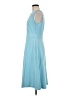 Talbots Solid Blue Casual Dress Size 6 - photo 5