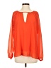 Rory Beca 100% Polyester Orange Long Sleeve Blouse Size S - photo 1