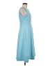 Talbots Solid Blue Casual Dress Size 6 - photo 4