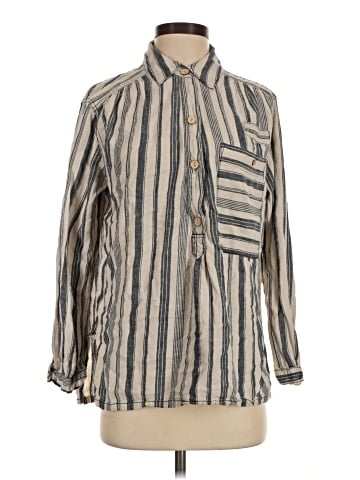 We the Free Long Sleeve Button-Down Shirt (view 1)