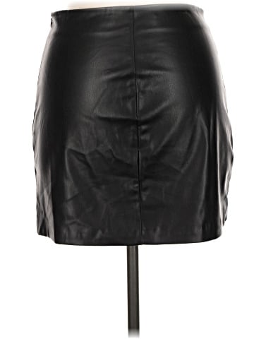 Zara Faux Leather Skirt (view 2)