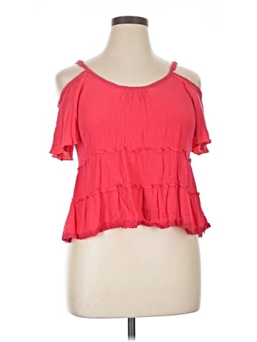 American Rag Cie Short Sleeve Blouse (view 1)