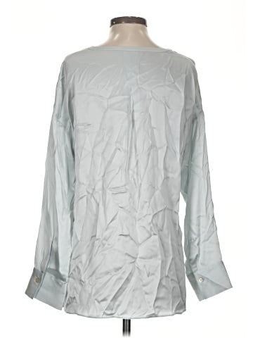 J by Joie Long Sleeve Silk Top (view 2)
