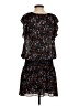 Parker 100% Polyester Print Black Cocktail Dress Size S - photo 2