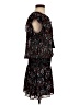 Parker 100% Polyester Print Black Cocktail Dress Size S - photo 4