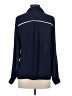 MICHAEL Michael Kors 100% Polyester Blue Long Sleeve Blouse Size S - photo 2