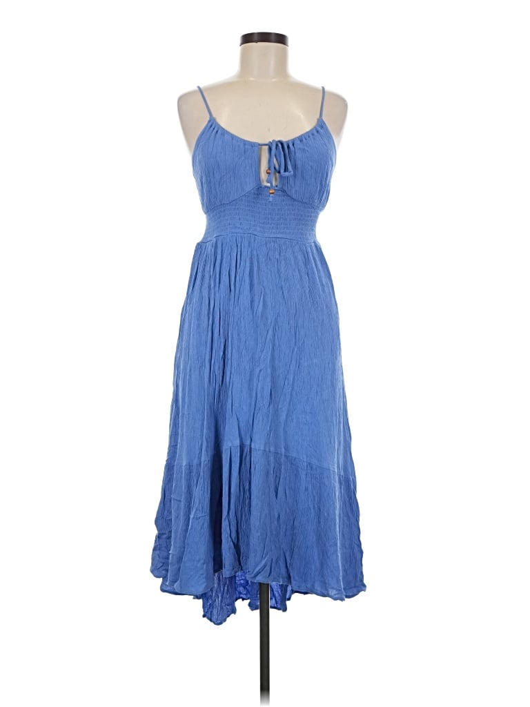Pre-owned Iris Casual Dress In Blue