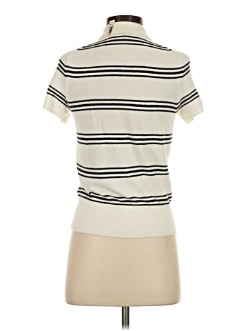 Madewell Polo Sweater Tee in Stripe (view 2)