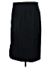 J.Crew 100% Wool Solid Black Wool Skirt Size 8 - photo 2