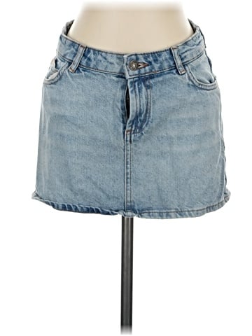Subdued Denim Skirt (view 1)