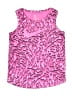 Nike 100% Polyester Animal Print Pink Tank Top Size 3 - 4T - photo 1