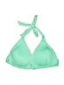 Mossimo Solid Green Swimsuit Top Size M - photo 1