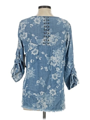 Tru Luxe Jeans 3/4 Sleeve Blouse (view 2)