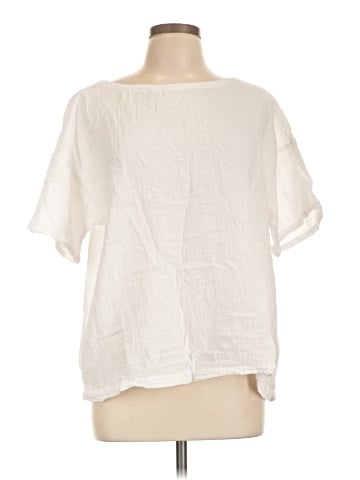 Eileen Fisher Short Sleeve Blouse (view 1)