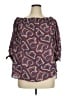 Premise Studio 100% Polyester Burgundy 3/4 Sleeve Blouse Size 1X - photo 1