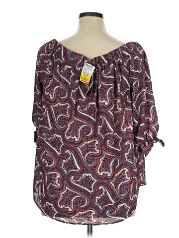 Premise Studio 3/4 Sleeve Blouse (view 2)