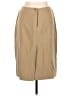 Casual Corner Solid Tan Formal Skirt Size 10 - photo 1