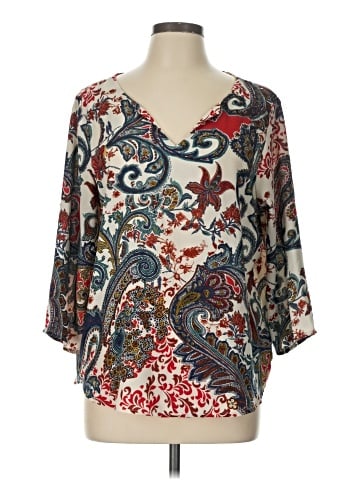 Renee C. Long Sleeve Blouse (view 1)
