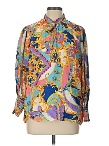 Robert Graham Long Sleeve Blouse (view 1)