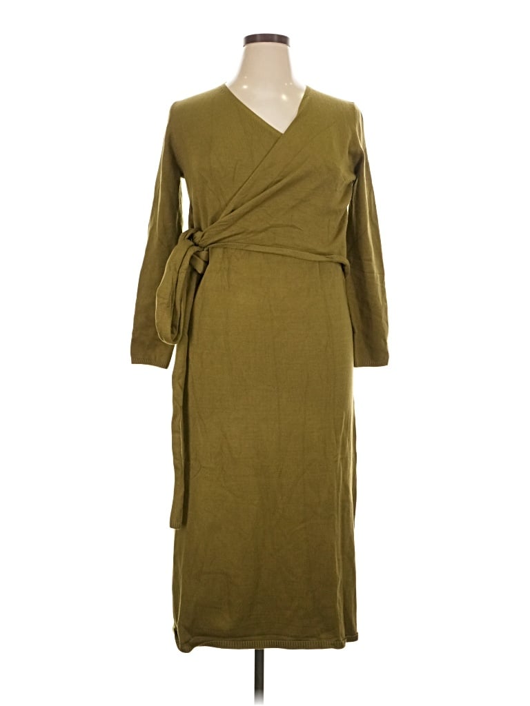 Pre-owned Polagram Casual Dress In Green
